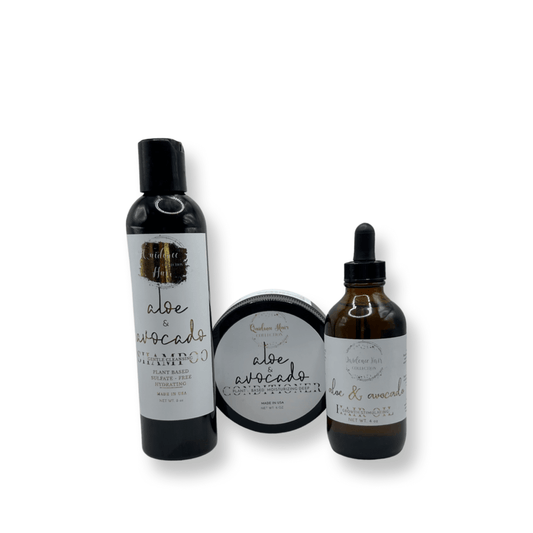 Aloe & Avocado Hair Bundle - Qaidence Hair Collection