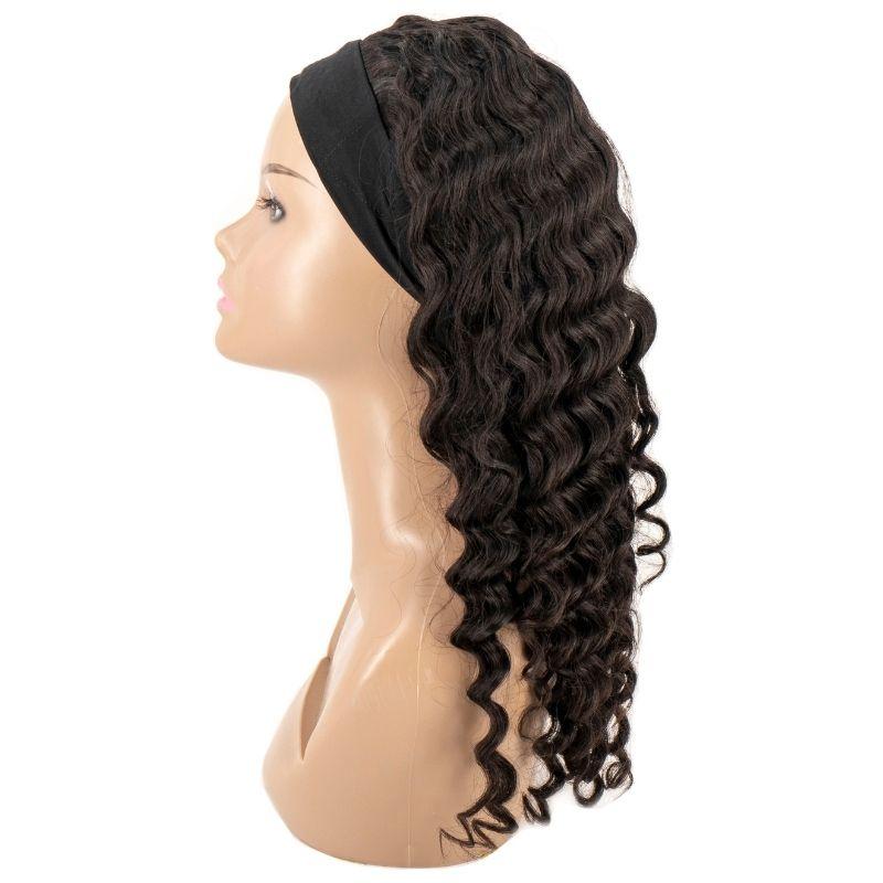 Deep Wave Headband Wig - Qaidence Hair Collection