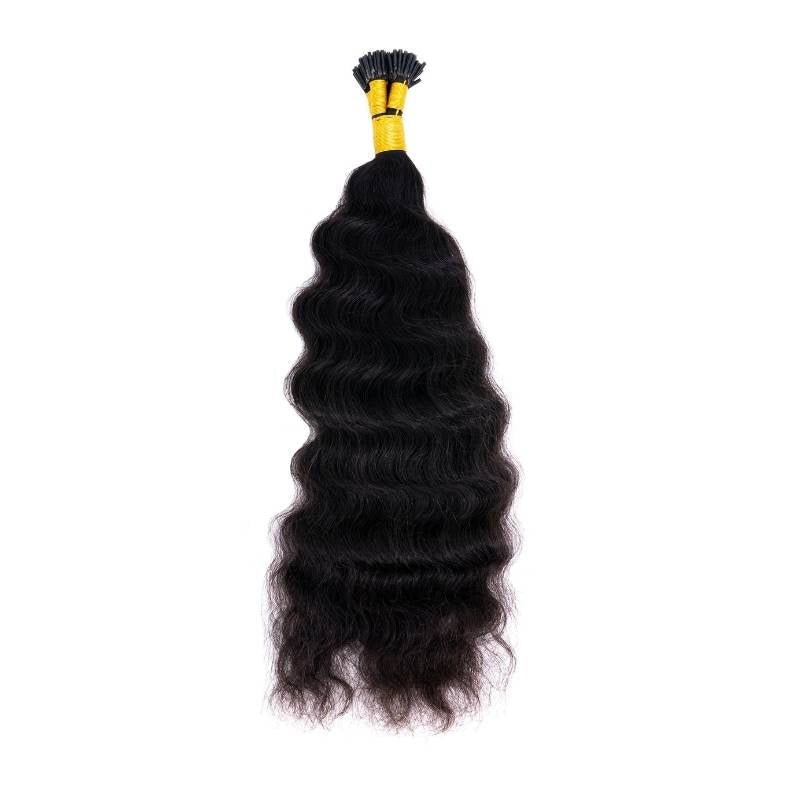Indian Curly I-Tip - Qaidence Hair Collection